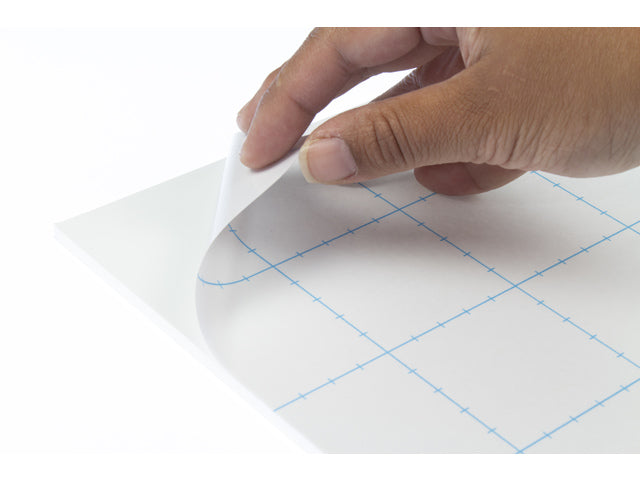 Foamboard Kangaro wit 50x70cm 5mm zelfklevend doos à 15 st