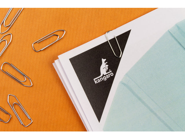 Paperclip Kangaro verzinkt rechthoekig 26 mm doosje à 1000 stuks
