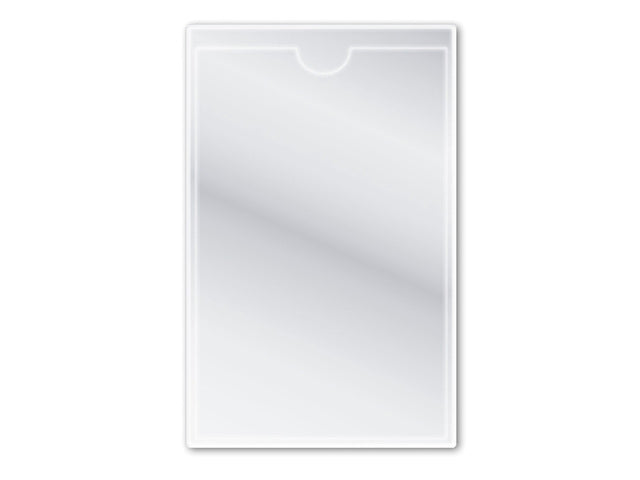 Etikethouder zelfklevend Kangaro 75x105mm, doos à 100 stuks met 200 etiketten