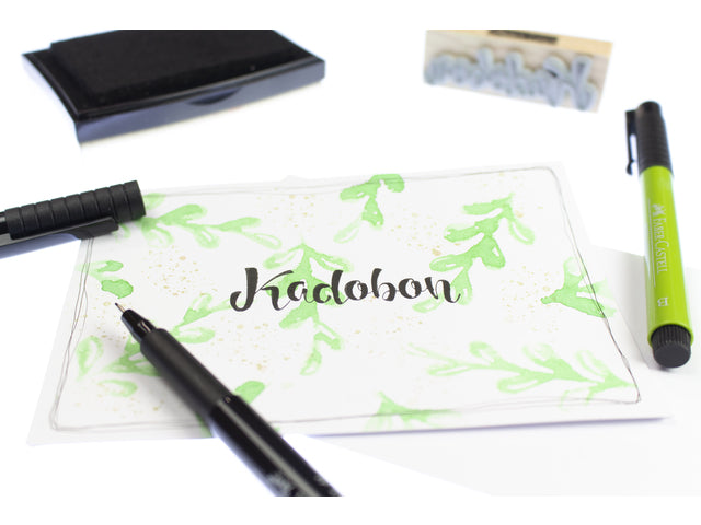 Enkele kaarten Kangaro 105x150mm 250grs wit 50 stuks