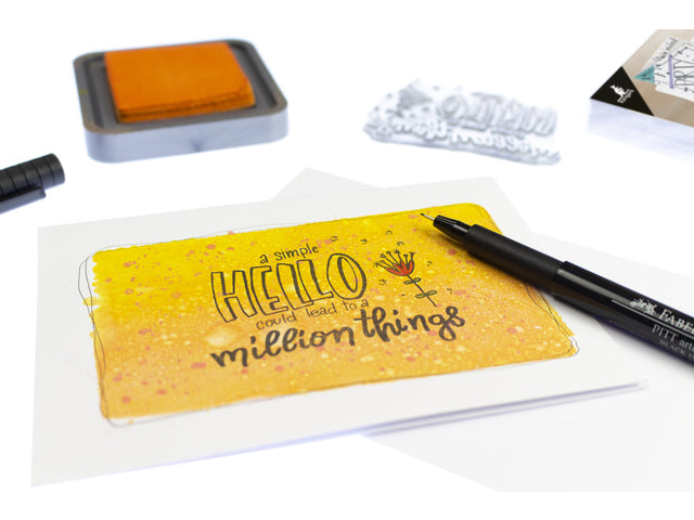 Doppelte Kangaro-Karte, 105 x 150 mm, 300 g, mit 25 Stück