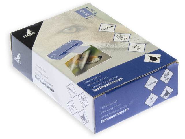 Lamineerhoes Kangaro 65x95mm 125 micron pak a 100 stuks
