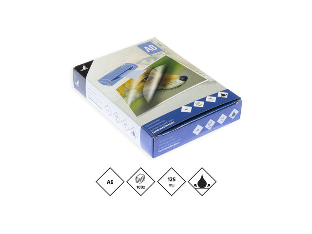 Lamineerhoes Kangaro A6 125 micron pak a 100 vel