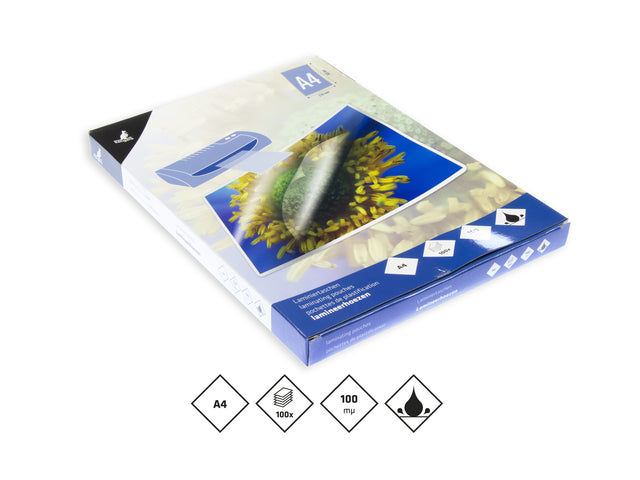Lamineerhoes Kangaro A4 100 micron pak a 100 stuks