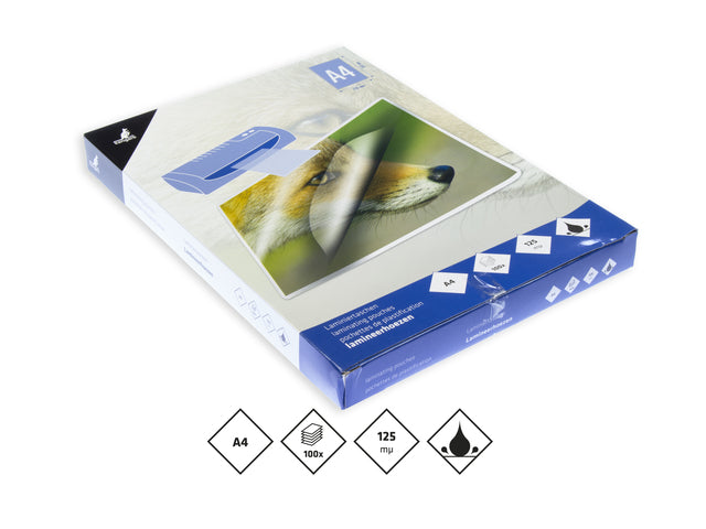 Lamineerhoes Kangaro A4 125 micron pak a 100 stuks