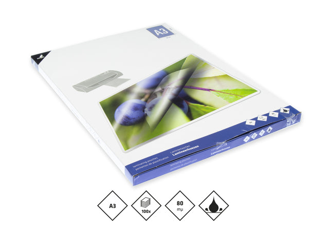 Lamineerhoes Kangaro A3 80 micron pak a 100 stuks