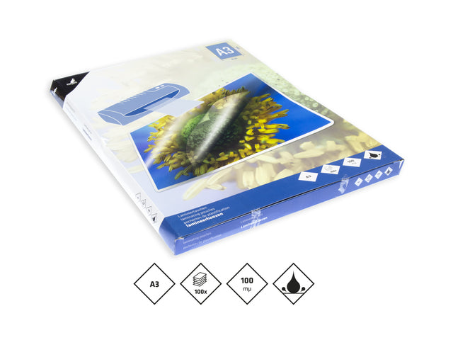 Lamineerhoes Kangaro A3 100 micron pak a 100 stuks