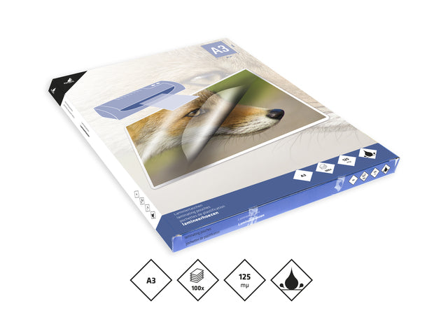 Lamineerhoes Kangaro A3 125 micron pak a 100 stuks