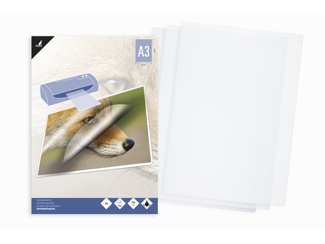 Lamineerhoes Kangaro A3 125 micron pak a 100 stuks