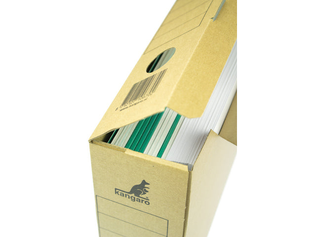 Archiefdoos Kangaro golfkarton A4 32x23x8cm, 25 stuks