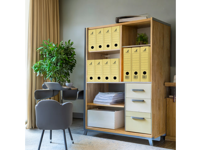 Archiefdoos Kangaro golfkarton A4 32x23x8cm, 25 stuks