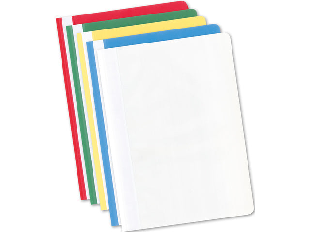 Snelhechtermap Kangaro A4 PP assorti krimp à 5 stuks