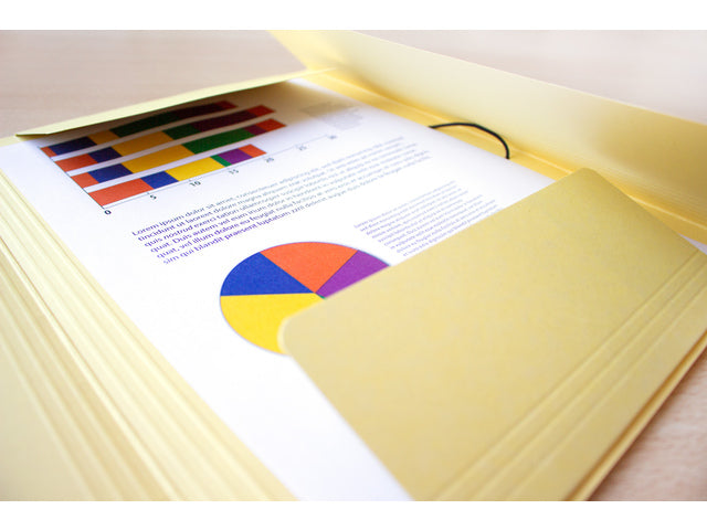 Elastomap Kangaro A4 300 gram, krimp à 5 stuks, assorti kleuren