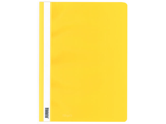 Snelhechtermap Kangaro A4 PP geel, krimp á 25 stuks