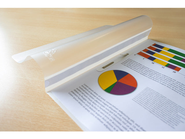 Snelhechtermap Kangaro A4 PP lichtblauw, krimp á 25 stuks