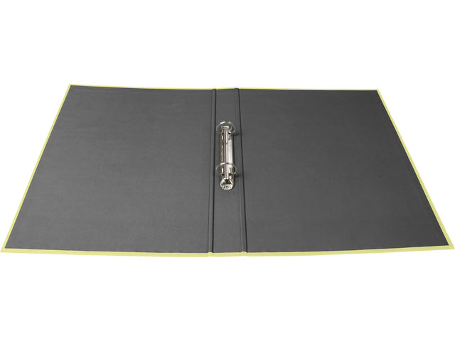 Ringband Kangaro A4 2r O-25mm geel pastel