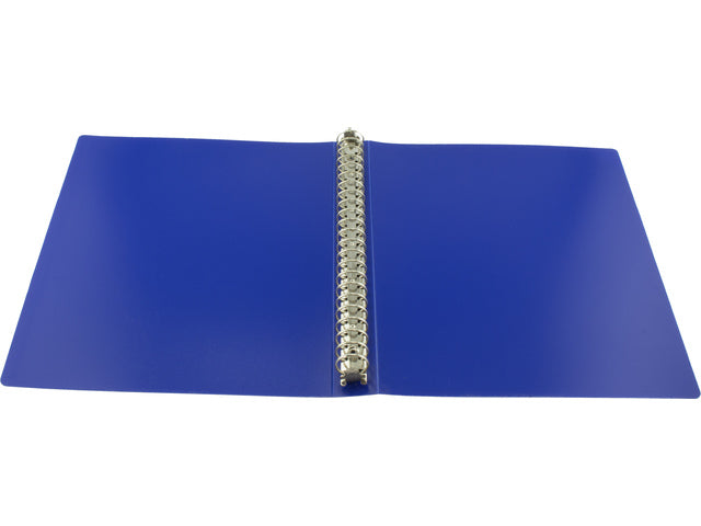 Ringband Kangaro A4 23-rings 25mm O-mechaniek 1,2mm PP blauw