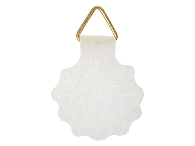 Fotohanger Kangaro 30mm wit rond 10 stuks