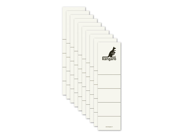 Ordneretiket Kangaro Insteek Breed Pak à 10 st.