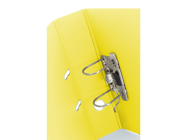 Ordner Kangaro A4 2 ringen 75mm PP/Papier geel