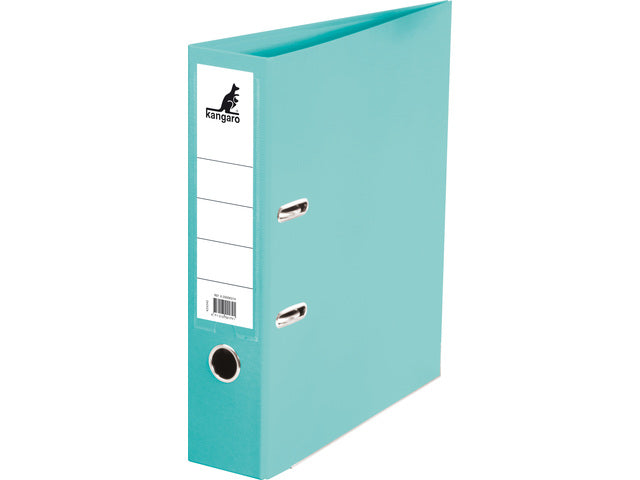 Ordner Kangaro A4 2 ringen 75mm PP/Papier turkoois
