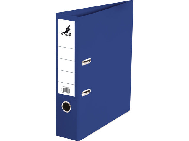 Ordner Kangaro A4 2 ringen 75mm PP/Papier donkerblauw
