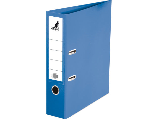 Ordner Kangaro A4 2 ringen 75mm PP/Papier blauw