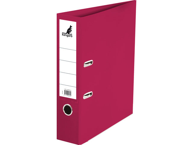 Ordner Kangaro A4 2 ringen 75mm PP/Papier bordeaux