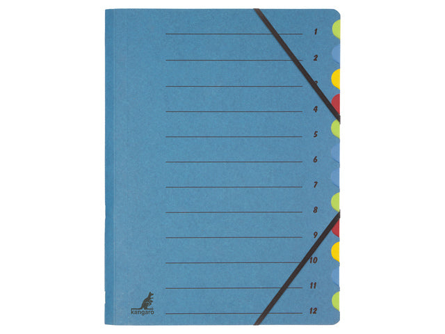 Sorteermap Kangaro 12 tabbladen