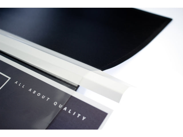 Showalbum Kangaro A4, PP, 30 tassen, zwart met insteek