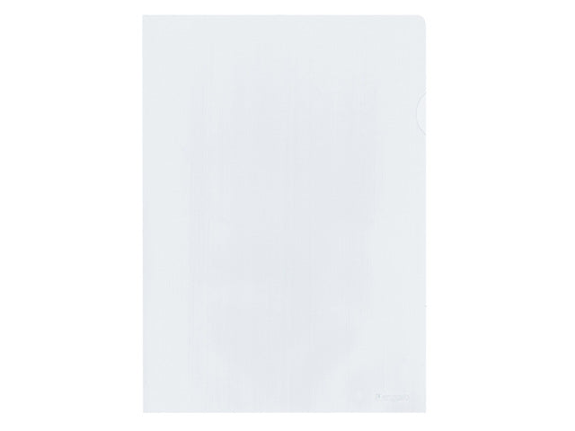 L-map Kangaro A4 PP 120 micron transparant generfd, 10 stuks