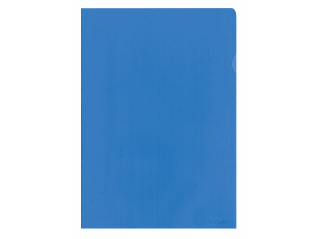 L-kaart Kangaro A4 PP 120 micron blauw, 10 stuks