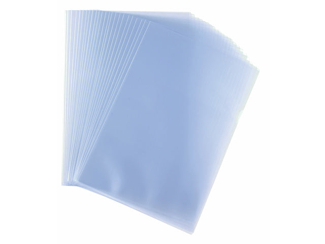 L-map Kangaro A4 PP 160 Mikron transparenter Glashalter, 4 Streifen à 25 Stück