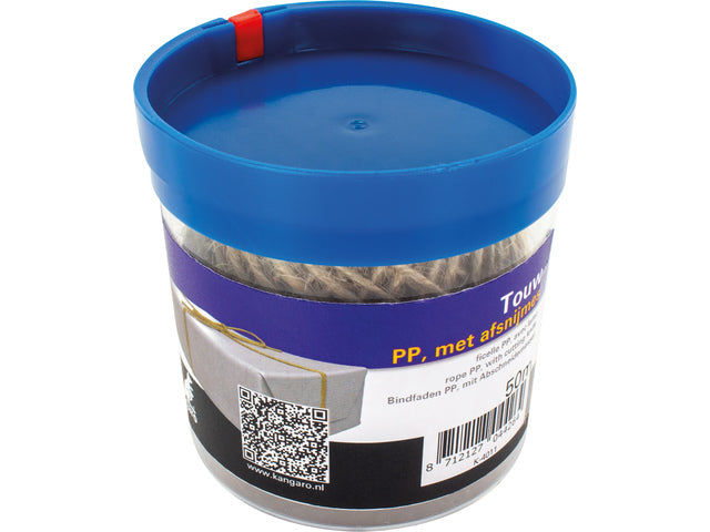 Touw Kangaro 50 meter in bewaardoos met afsnijmesje