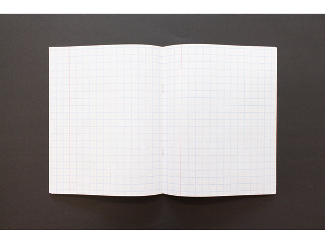 Schrift A5 80 pagina geruit 10mm 210x165mm krimp à 10 stuks