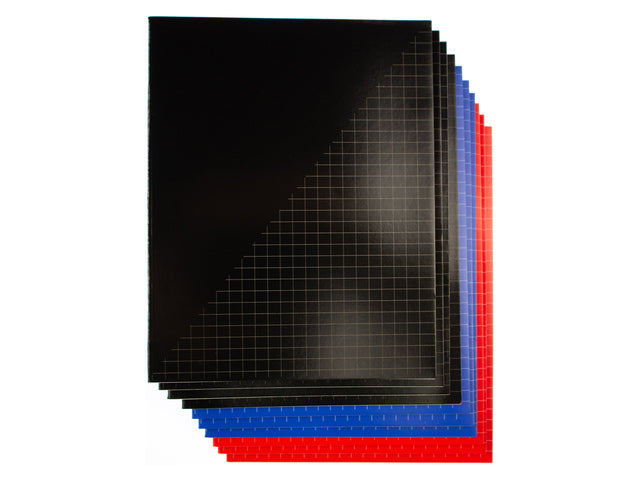 Schrift A5 80 pagina geruit 10mm 210x165mm krimp à 10 stuks