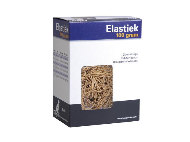 Elastiek Kangaro Nr. 20 90x1,5mm 100 Gramm natur