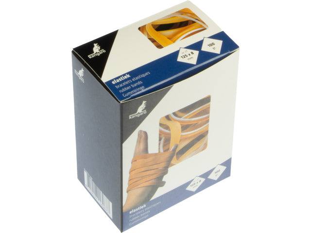 Elastiek Kangaro Nr. 77 125x8,0mm 100 Gramm natur