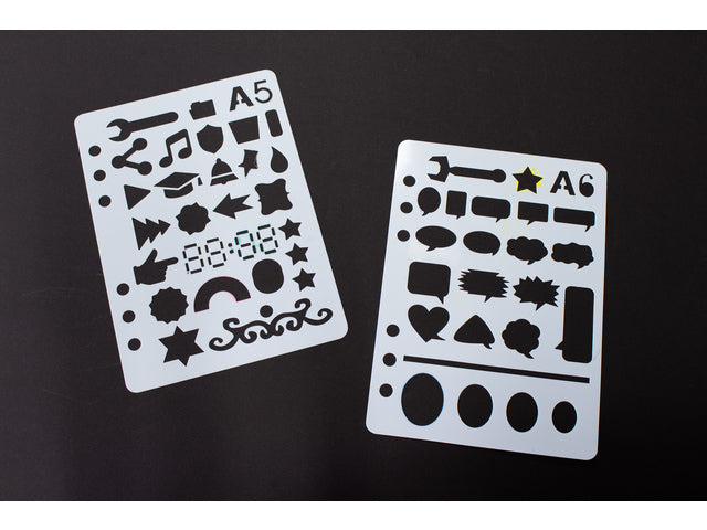 Sjablonen Kangaro 12 Stück 15x21cm sortiert