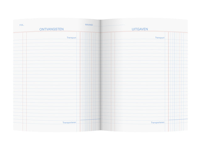 Kasboek Kangaro 165x210mm blauw 80 vel