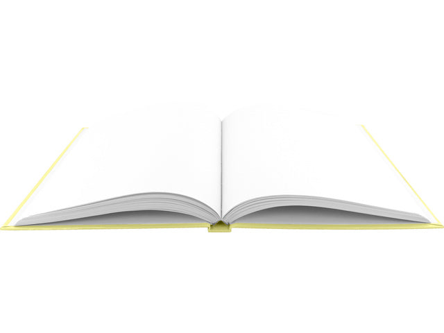 Dummyboek Kangaro A4 geel pastel harde kaft 80 blad blanco 100 gram