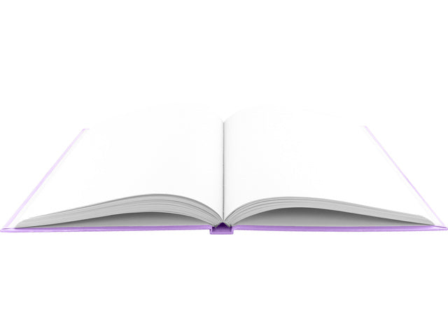 Dummyboek Kangaro A4 violet pastel harde kaft 80 blad blanco 100 gram