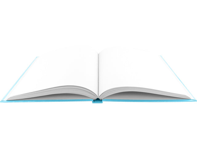 Dummyboek Kangaro A4 blauw pastel harde kaft 80 blad blanco 100 gram