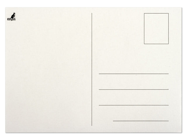 Postkaarten Kangaro blok 15 vel 300 grams aquarelpapier, A6, blanco postkaarten