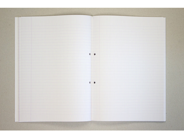 Cursusblok Kangaro A4 ruit 4x8mm 90 gram 100 vel pak 4 stuks