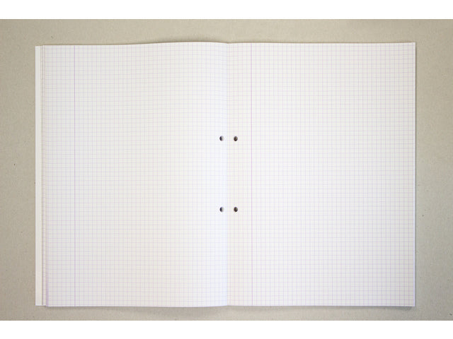 Cursusblok Kangaro A4 ruit 5mm 90 gram 100 vel pak 4 stuks