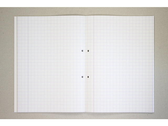 Cursusblok Kangaro A4 ruit 10mm 90 gram 100 vel pak 4 stuks