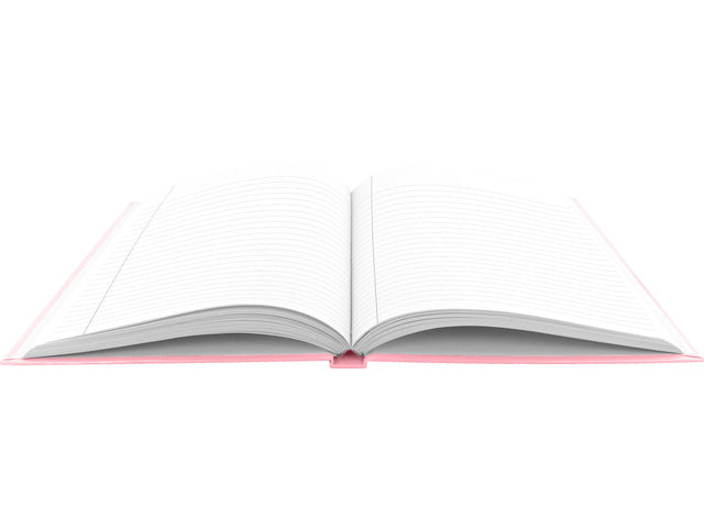 Schrift A5 Kangaro lijn harde kaft 5 stuks, 5 pastel kleuren, 80 vel 80 grams gelinieerd papier. Zwart, pastels: geel, roze, blauw en violet