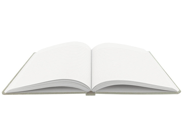 Notitieboek Kangaro met harde kraftkaft. A6 96 vel 70 grams papier, gelinieerd en met elastieksluiting