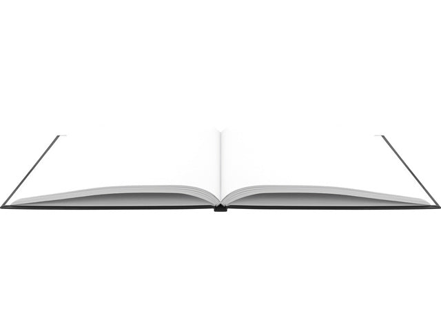 Dummyboek Kangaro A4 liggend zwart blanco HC 80 vel 100 gram wit